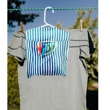 Hanging Fabric Peg Bag Clothes