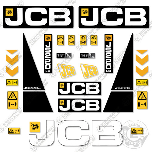 Fits jcb js220lc decal - js220lc, kit