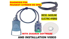 LEXIA AND DIAGBOX DIAGNOSIS PEUGEOT CITROEN DS OPEL WITH INSTALLATION VIDEO