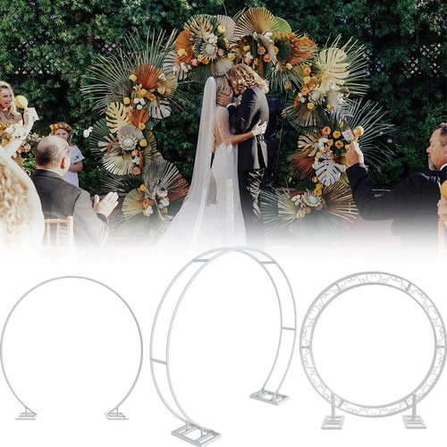 2m round metal - metal, wedding