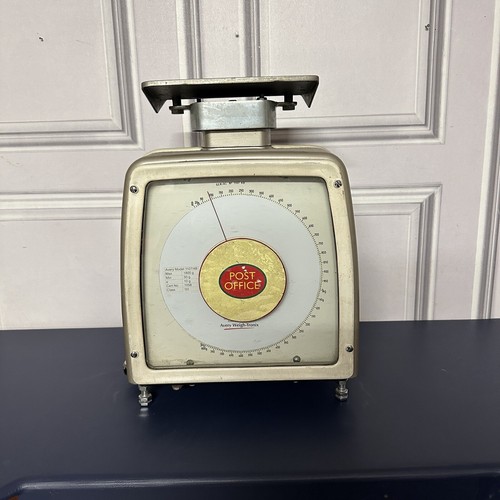 Vintage post office scales - office,