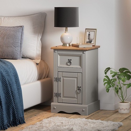 Corona bedside pot cupboard - bedside,