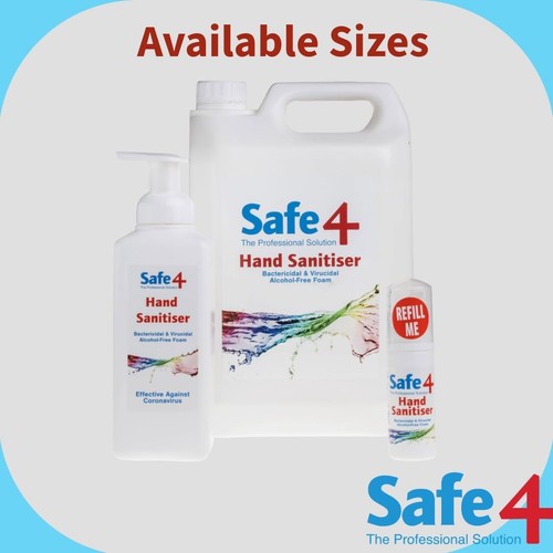 Safe4 alcohol free hand - safe4,