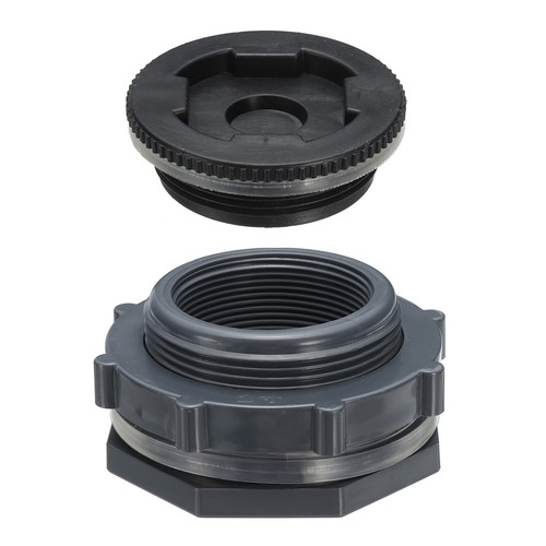 Pvc bulkhead fitting with - fitting, plug