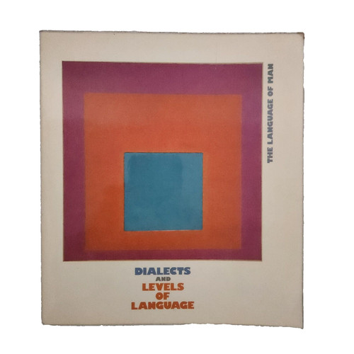 Language man dialects and - of,
