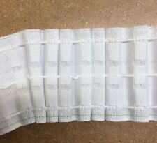 Evans Luxury Pencil Pleat Curtain Heading Tape. Woven Pockets 3”/75mm.Per Mt