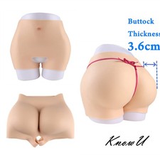 Silicone Bubble Butt Hip Pads Enhancer Panty for Crossdresser Bum Enhancement