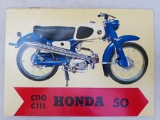 HONDA 50CC C110 C111 Motorcycle Sales Brochure 1960s＃