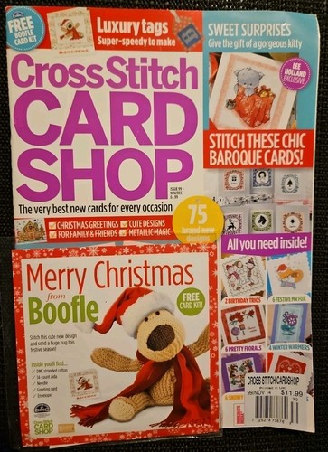 Cross stitch card shop - cross,
