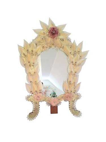 Murano glass venetian mirror - venetian,