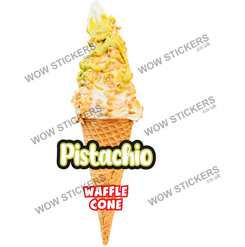 Ice cream van - , sticker