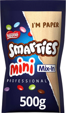 Smarties Chocolate Mini Mix-In - Chocolate Pieces for Baking - 500G Pack
