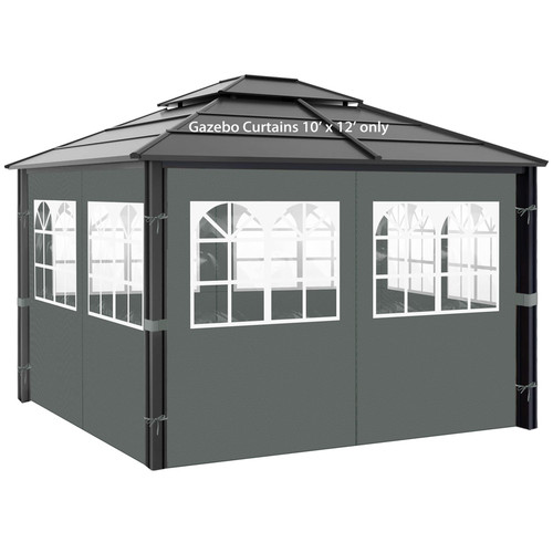 Aonear gazebo privacy - privacy, curtains