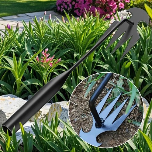 Teeth weed pulling tool - 4-teeth,