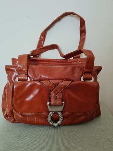 Ginger leather bag new - ginger,