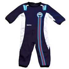 Sparco Baby Sleepsuit Stripe Design Replica Race Rally Motorsport Suit