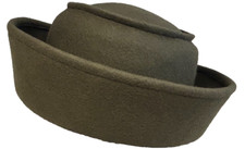 Vintage Laura Ashley Green 100% Wool Hat