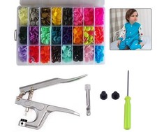 150/360Pack Snap Fasteners Kit