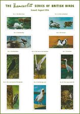 Brooke Bond, August 1954, 'British Birds' Scans. 'Photo Shop' cleaned repro.