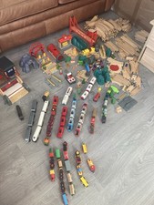 Brio Huge Bundle Engines, Figures, Tunnels Track, Bridges, Hundreds Of Pieces