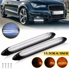 2 LED DRL Car Styling Daytime Running Light Strip Waterproof For Headlight Parts