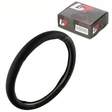 Steering Wheel Cover Ø 38x9 cm Black Red Blue Seam for MERCEDES-BENZ