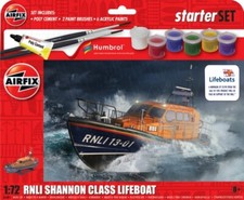 1/72 STARTER SET - RNLI SHANNON CLASS LIFEBOAT (PLASTIC KIT) A55015