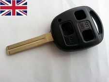 3 BUTTON KEY FOB CASE for LEXUS RX400H SC430, RX300 IS200/300 GS300 short Blade