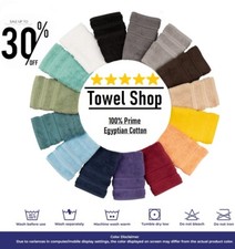 Pack of 4 Hand Towels Set Prime Egyptian Cotton Super Soft Hotel Quality Towels 