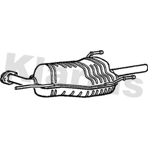 Exhaust rear back box for - back,