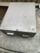 Sankey Sheldon Filing Cabinet. Vintage Steel Cabinet. Industrial Style