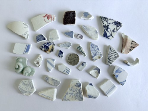 Sea pottery pieces ideal for - ideal,