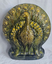 RARE PEACOCK VASE CHRISTOPHER