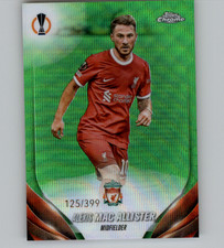 Alexis Mac Allister 2023-24 Topps Chrome UEFA Club Competitions Neon Green /399
