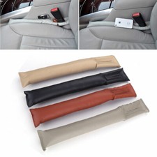 2Pcs Car Seat Gap Filler Pads Fit Performance Space Stopper PU Leather Universal