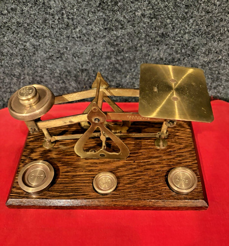 Antique english brass oak - english,