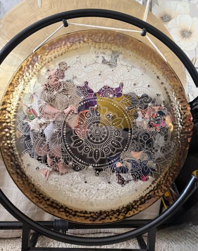 Gong mandala flower deep - gong,