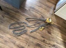 YALE SH-1 CHAIN HOIST 1 TON 10 Foot Drop Nice Shape Free Ship