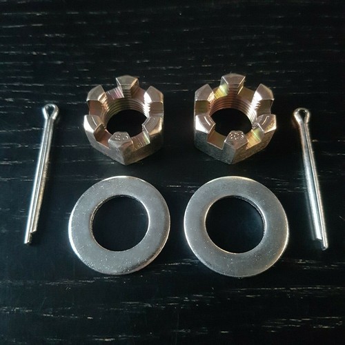 Axle parts castle - castle, nuts