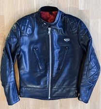 Vintage  70’s   Men’s Lewis Leathers  Leather  Motorcycle Jacket Aviakit  S 36