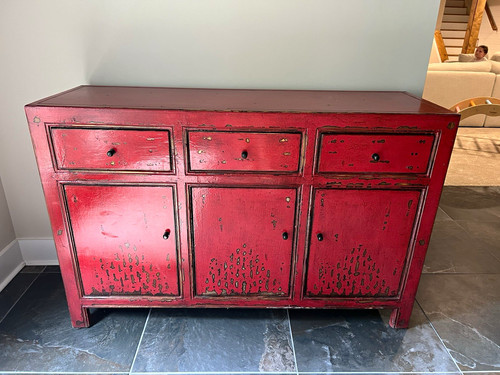 Pottery barn distressed wood - pottery,
