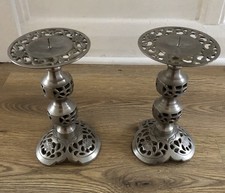 Unusual Ornate Heavy Pair Of