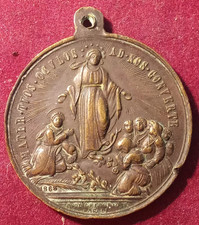 NAPOLI, 1868 medaglia della Congregazione delle Figlie di Maria