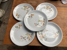 Vintage Retro Alfred Meakin Glo-White Side Bread Tea Plate x 5