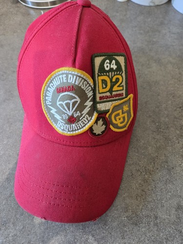 Dsquared2 red baseball cap - dsquared2,