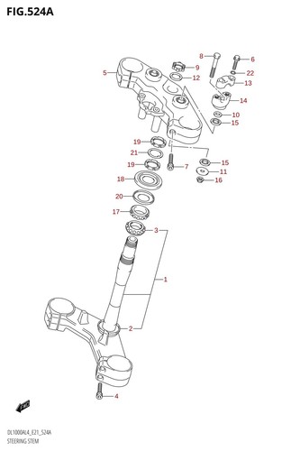 Suzuki genuine bolt suspension - genuine,
