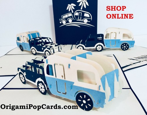 Origami pop cards - origami,
