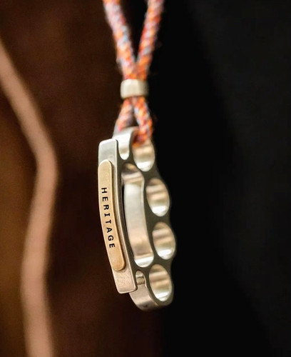 Brass knuckles pendant - knuckles,