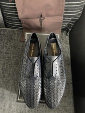 Cesare Paciotti Men’s Driving Shoes Black Leather