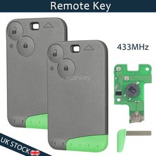 2 Renault Car Remote Key Fob